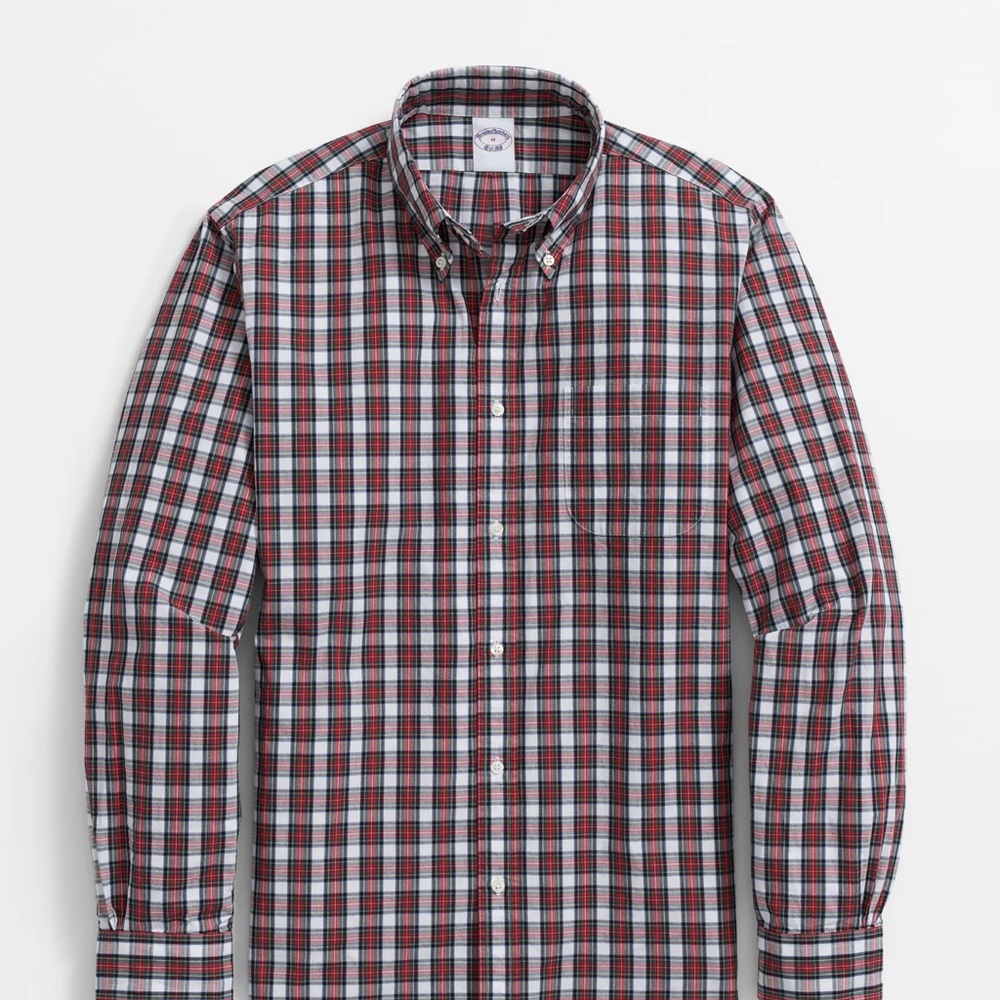 Men's Brooks Brothers Tartan Plaid Shirt Medium